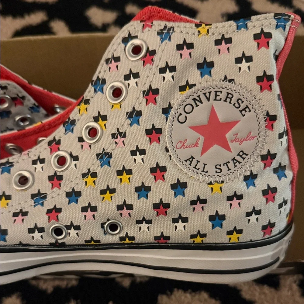 Colorful High-Top Converse - Picture 3 of 3